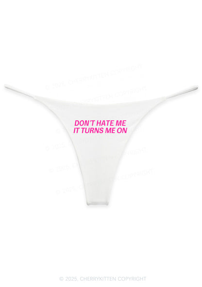 It Turns Me On Y2K Bikini String Thong Cherrykitten