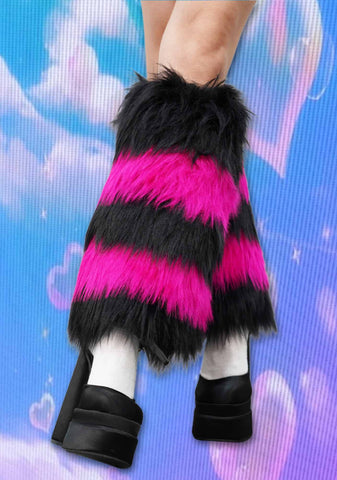 ☆送料・関税込☆KIRSH★CHERRY HAIRY FLEECE LEG WARMERS★ Kawaii Cherry Fluffy Leg Warmers | FRUITS – Glitch Cupids