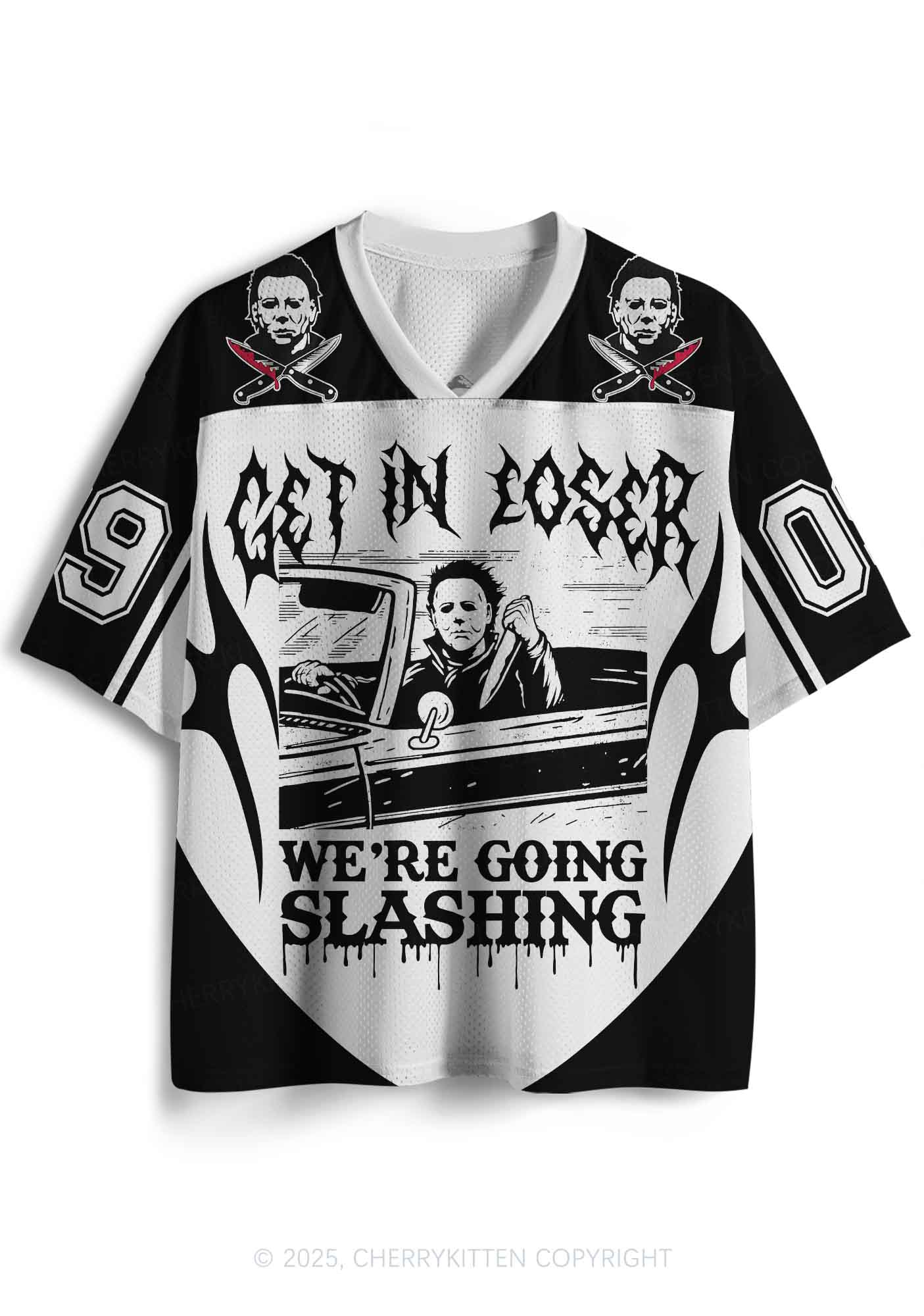 Halloween Custom We Are Going Slashing Y2K Sport Jersey Shirts Cherrykitten