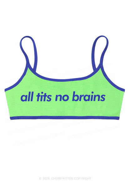 All Txts No Brains Y2K Super Crop Cami Cherrykitten