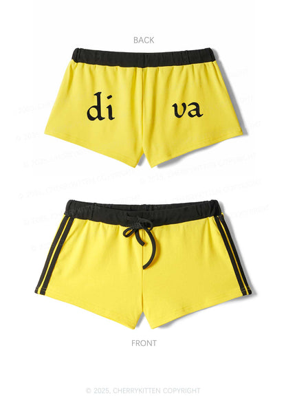 Di Va Y2K Drawstring Mini Shorts Cherrykitten