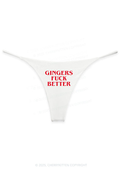 Gingers Fxxk Better Y2K Bikini String Thong Cherrykitten
