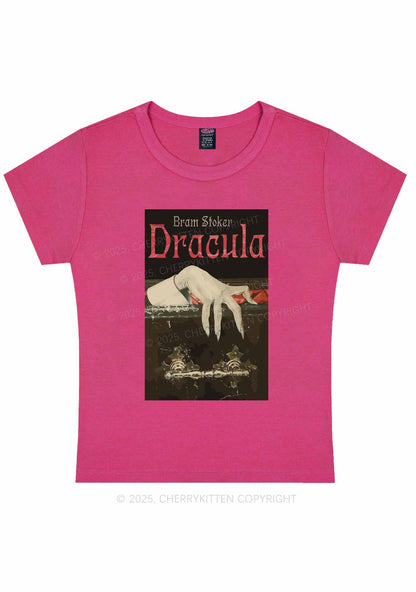 Halloween Creepy Claw Y2K Baby Tee Cherrykitten