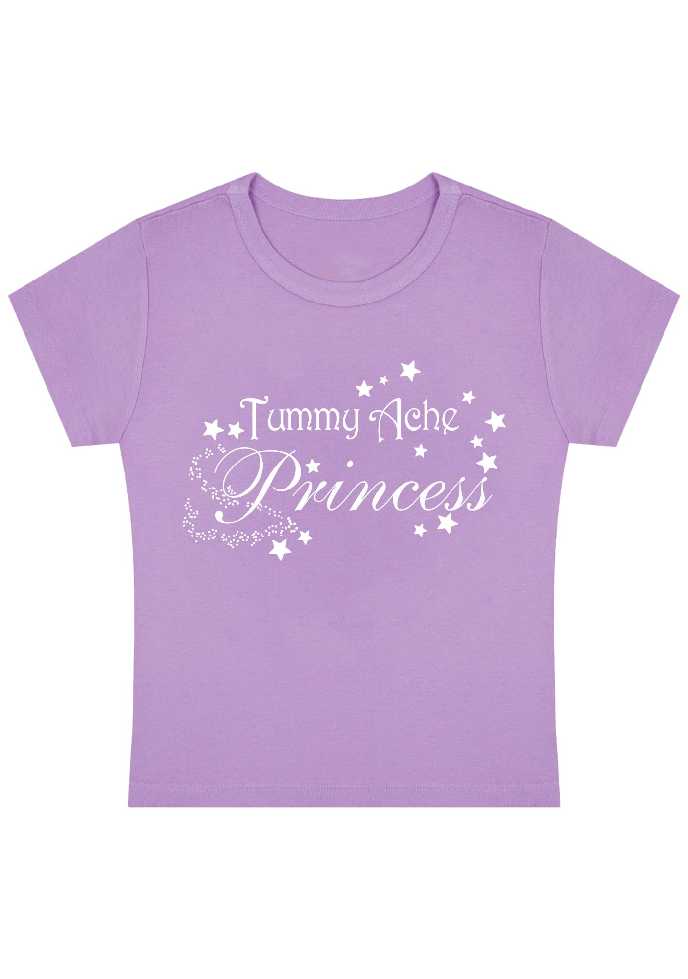 Curvy Tummy Ache Princess Baby Tee