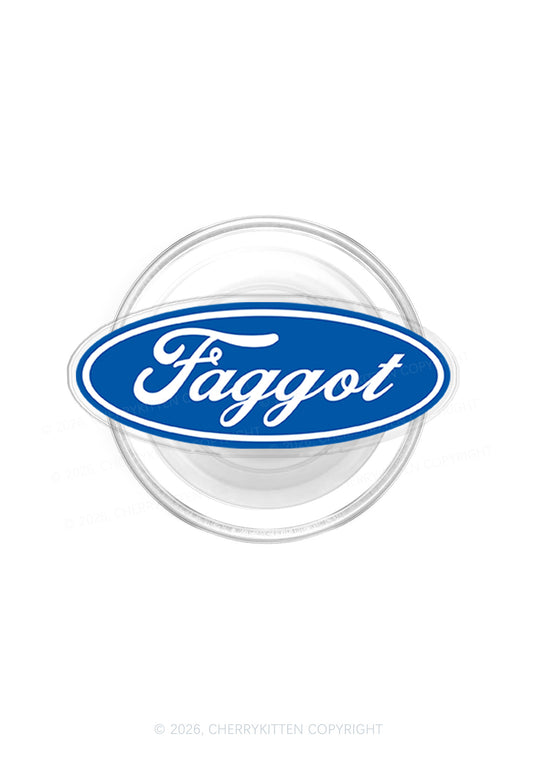 Blue Faggot Pride Y2K Magnetic Phone Grip Holder Cherrykitten