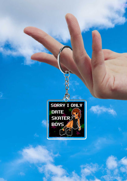 Only Date Skater Boys 1Pc Y2K Keychain Cherrykitten