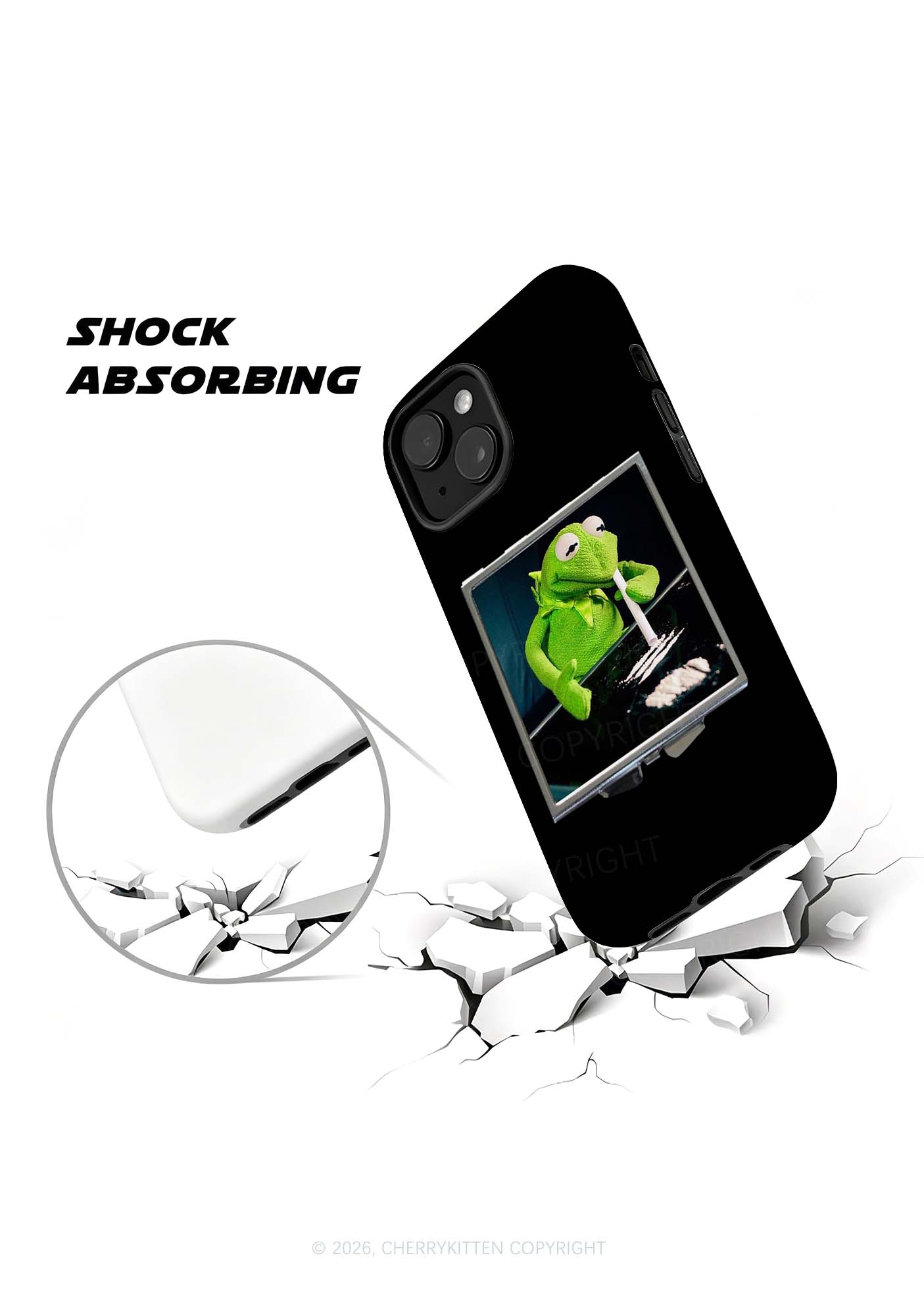 Special Cola Frog Y2K Phone Case Cherrykitten