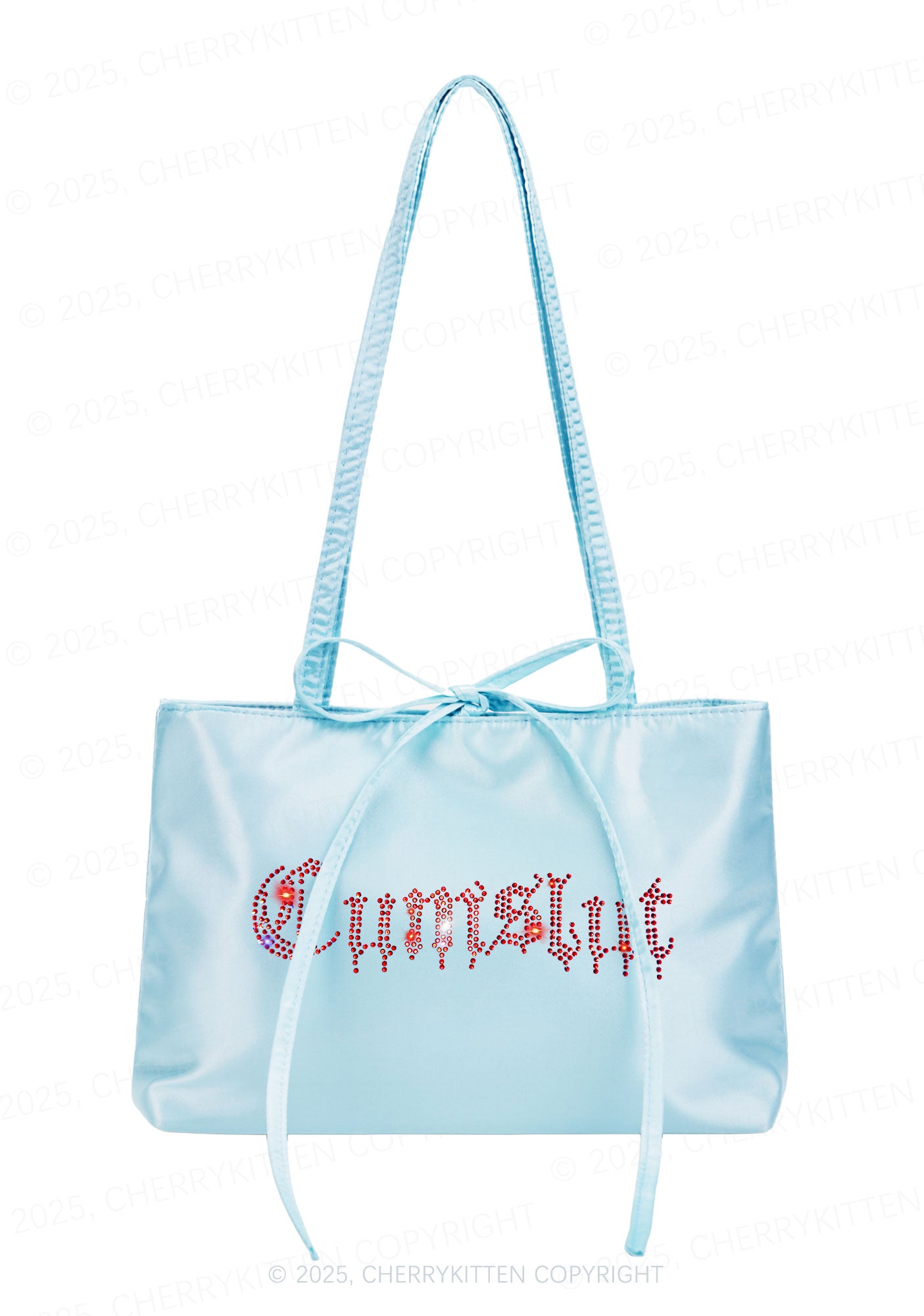 Rhinestone Cxmslxt Y2K Satin Bags Cherrykitten