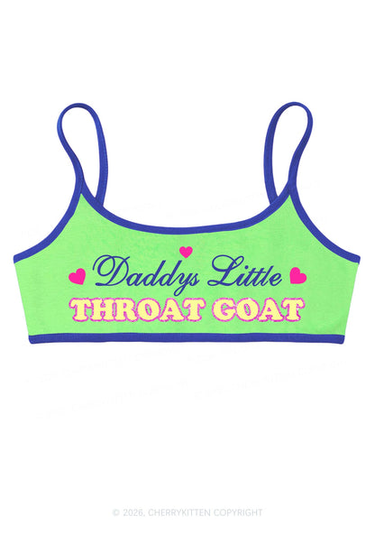 Daddys Little Throat Goat Y2K Super Crop Cami Cherrykitten