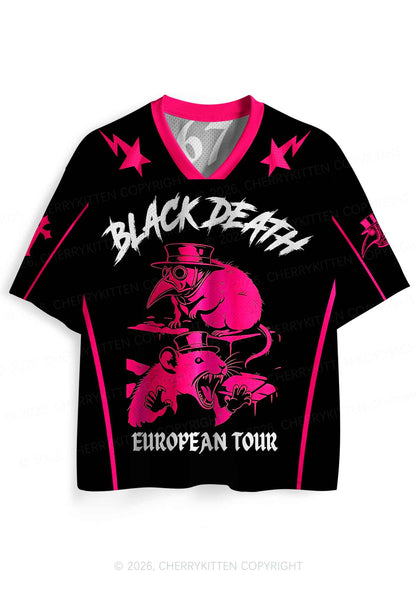 Halloween Plague Doctor Rat Y2K Sport Jersey Shirts Cherrykitten