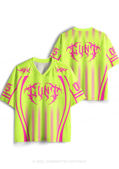 Custom Neon Pink Cxxt  Y2K Sport Jersey Shirts Cherrykitten