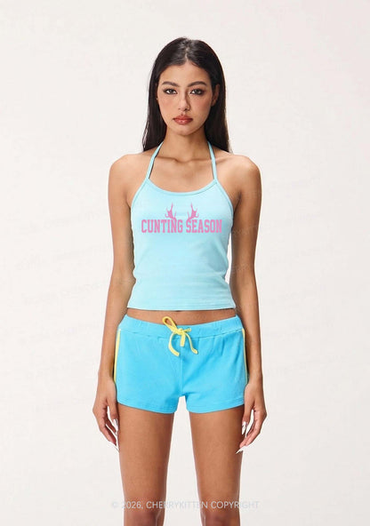 Cunting Season Y2K Halter Neck Cami Cherrykitten
