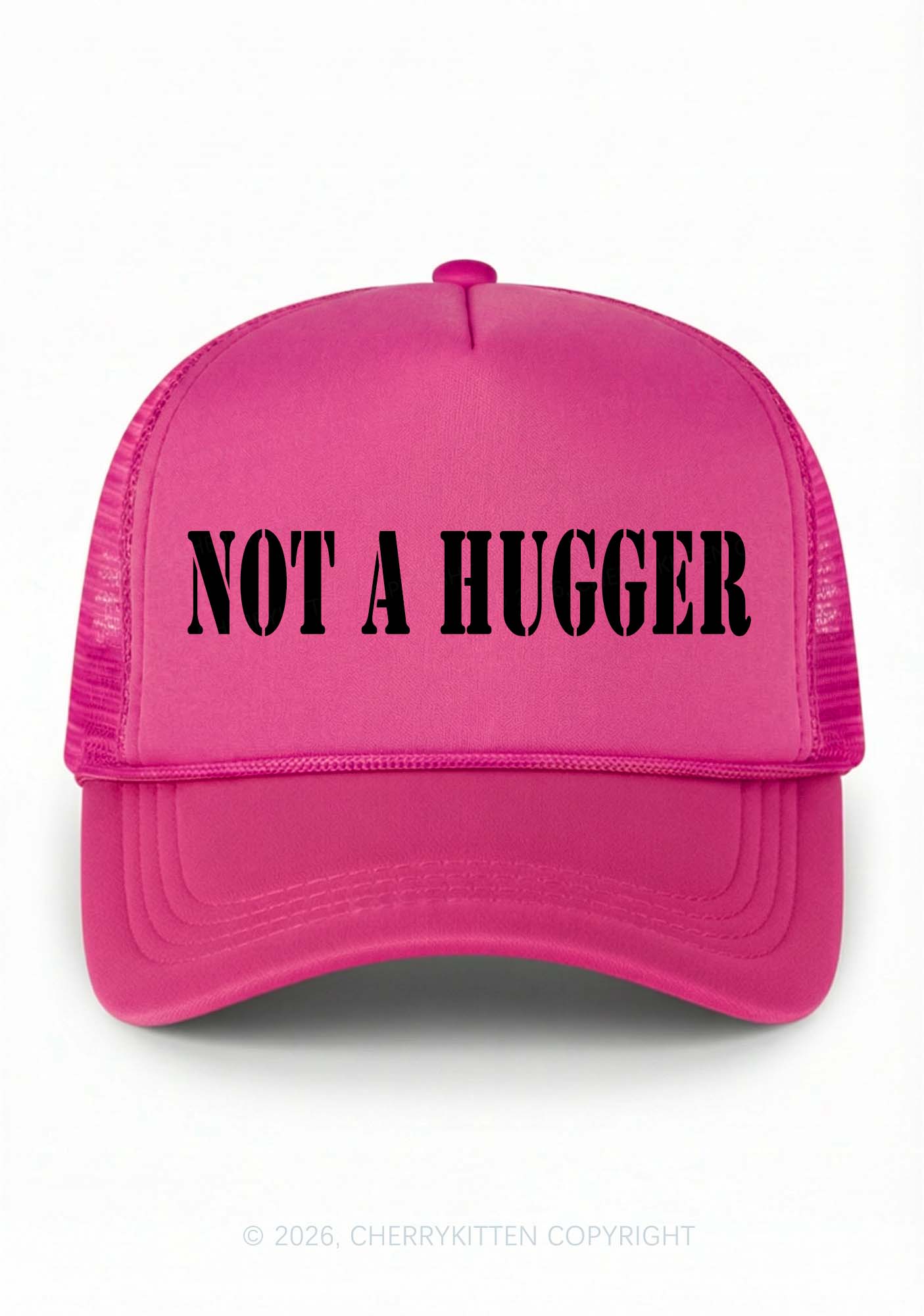 Not A Hugger Y2K Trucker Hat Cherrykitten