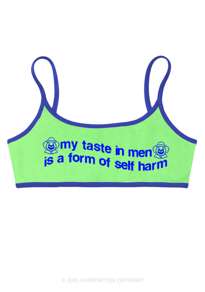 My Taste In Men Y2K Super Crop Cami Cherrykitten