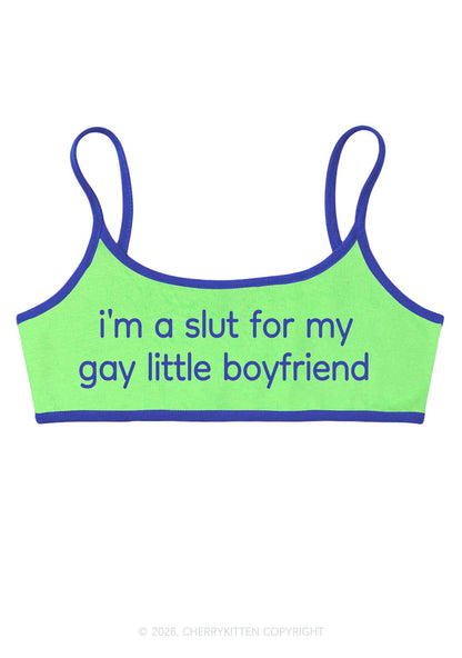 Slxt For My Gay BF Pride Y2K Super Crop Cami Cherrykitten