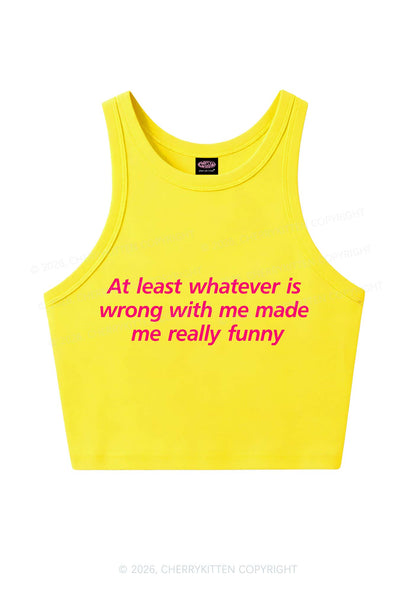 Whatever Is Wrong With Me Y2K Crop Tank Top Cherrykitten