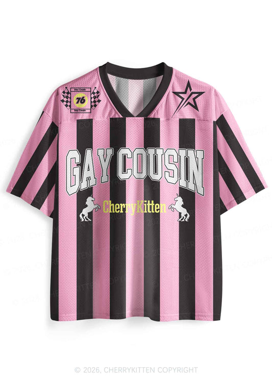 Gay Cousin Pride Y2K Sport Jersey Shirts Cherrykitten