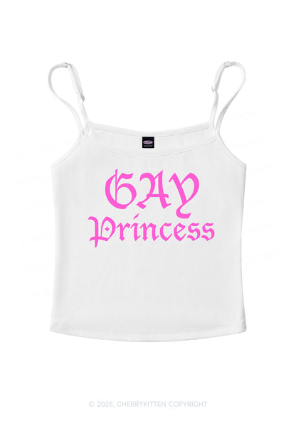 Gay Princess Pride Y2K Spaghetti Strap Cami Cherrykitten