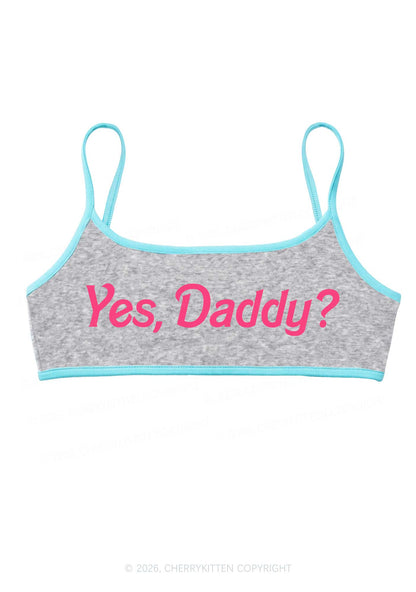 Yes Daddy Y2K Super Crop Cami Cherrykitten