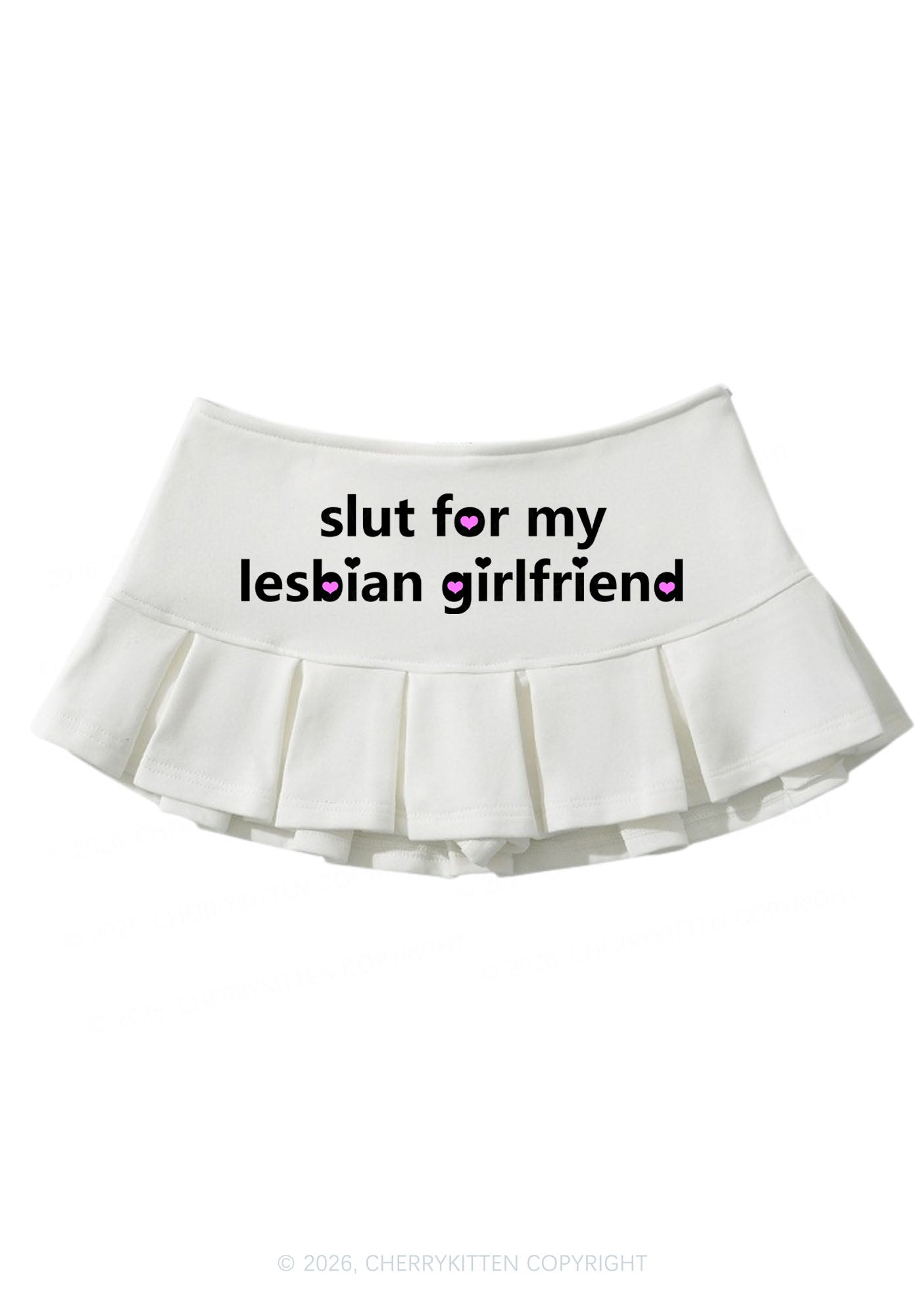 Slxt For My Lesbian GF Pride Y2K Mini Pleated Skirts Cherrykitten