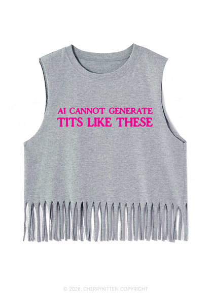 Ai Cannot Generate Txts Y2K Fringe Tank Top Cherrykitten