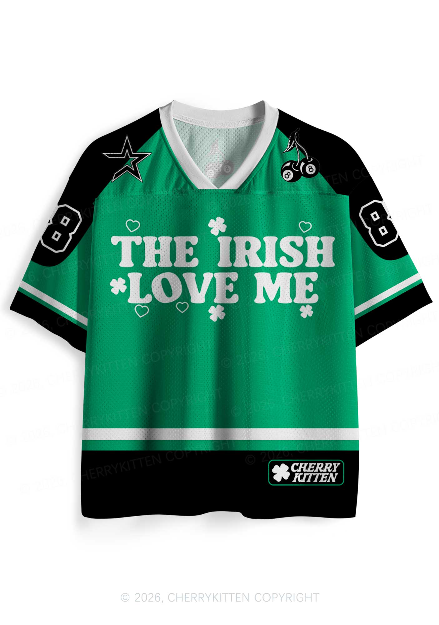 Custom The Irish Love Me St Patricks Y2K Sport Jersey Shirts Cherrykitten