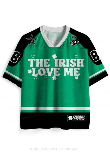 Custom The Irish Love Me St Patricks Y2K Sport Jersey Shirts Cherrykitten