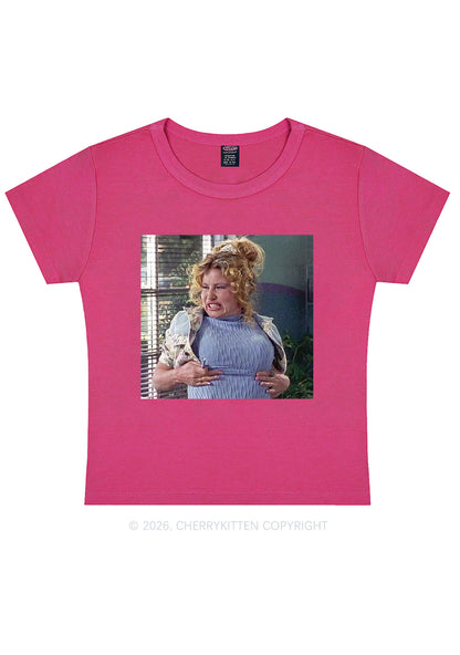 Huge Bxxb Blonde Y2K Baby Tee Cherrykitten