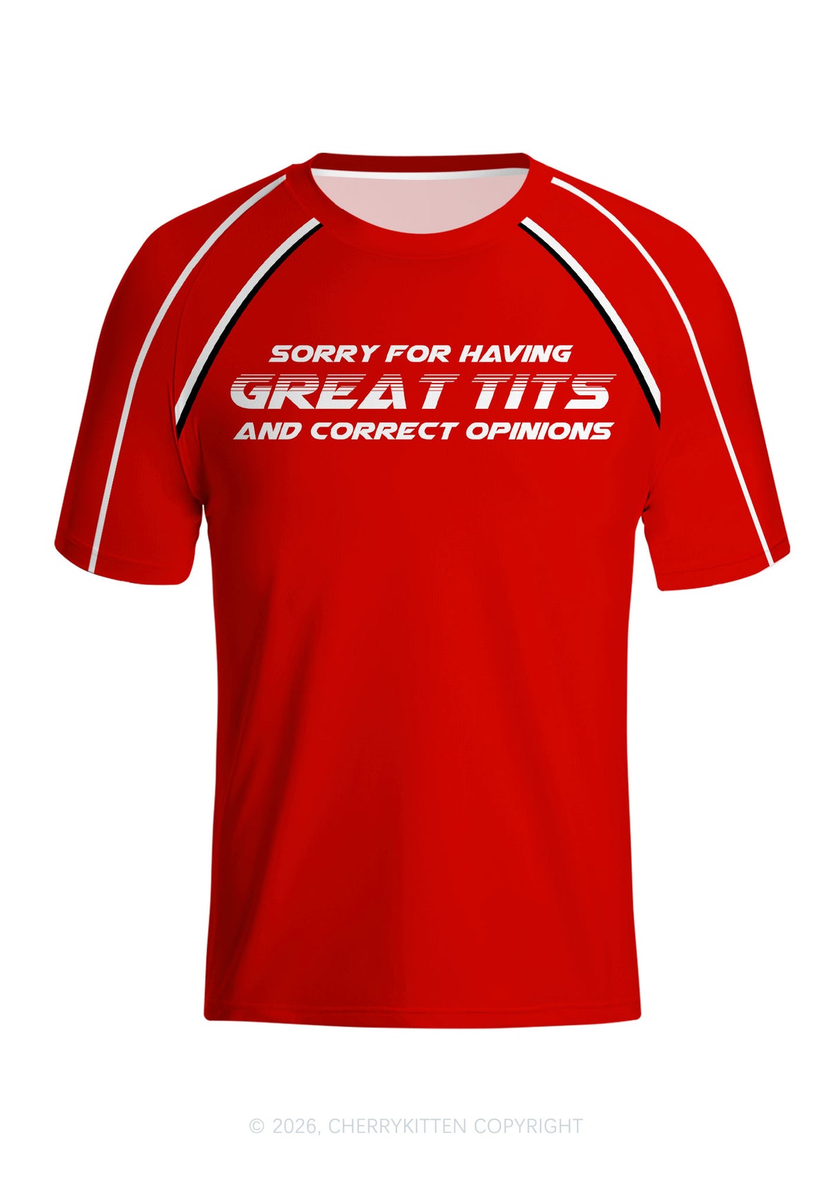 Sorry For Having Correct Opinions Y2K Football Jersey Shirts Cherrykitten