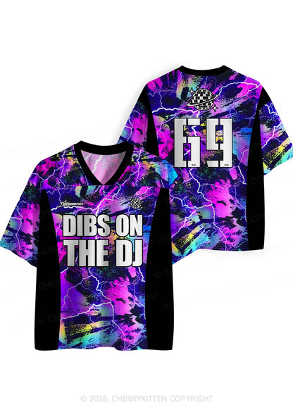 Dibs On The DJ Lightning Y2K Sport Jersey Shirts Cherrykitten
