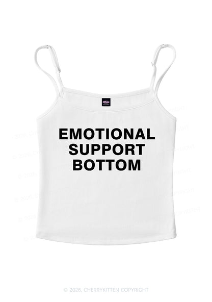 Emotional Support Bottom Pride Y2K Spaghetti Strap Cami Cherrykitten