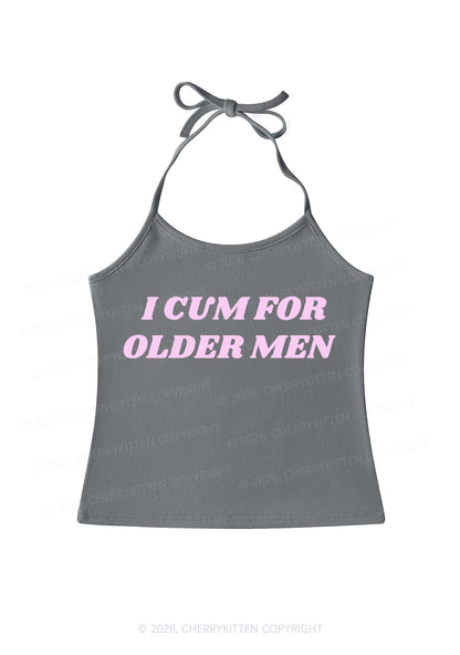 Come For Older Men Y2K Halter Neck Cami Cherrykitten