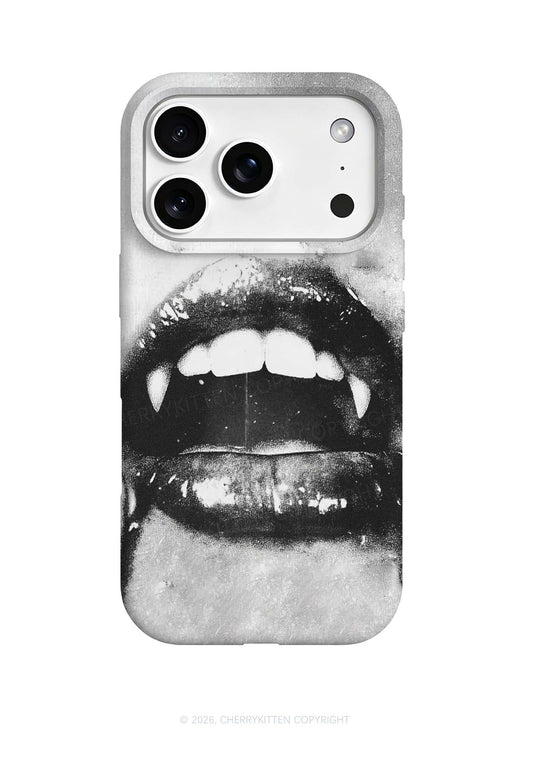 Halloween Vampire Lips Y2K Phone Case Cherrykitten
