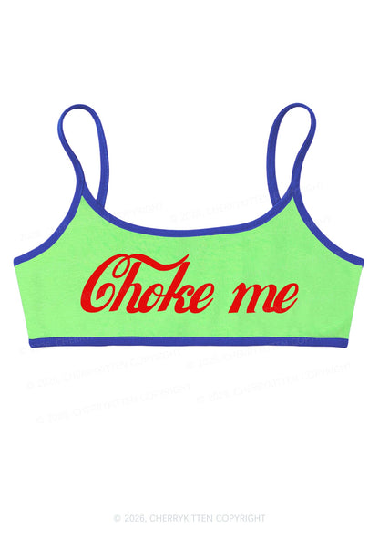 Choke Me Y2K Super Crop Cami Cherrykitten