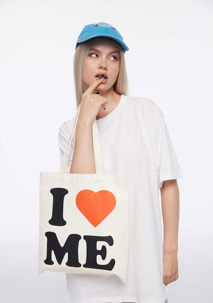 I Love Me Canvas Tote Bag
