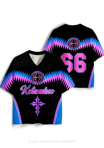 Custom Back Ketamxxe Cross Y2K Sport Jersey Shirts Cherrykitten