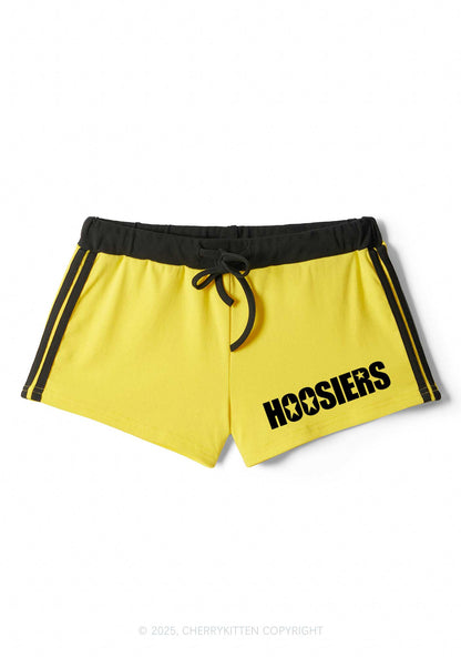 Hoosiers Y2K Drawstring Mini Shorts Cherrykitten