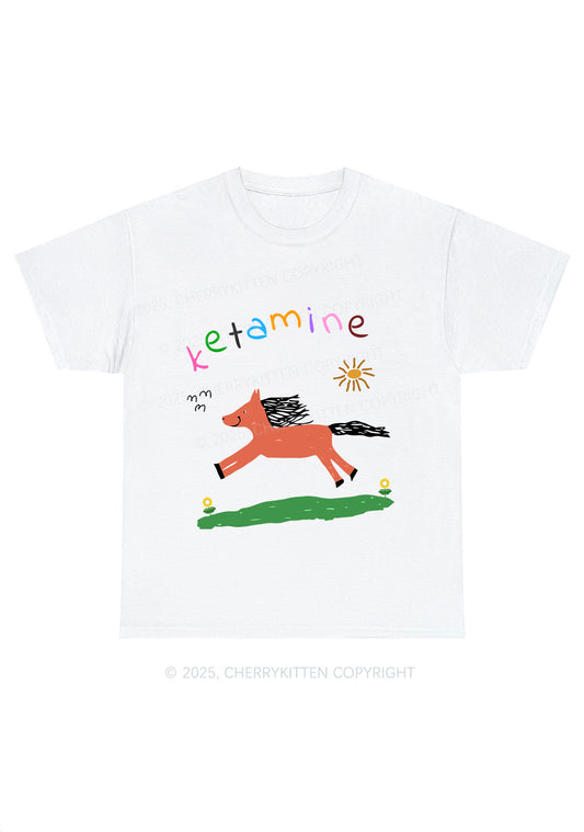 Orange K Pony Y2K Chunky Shirt Cherrykitten
