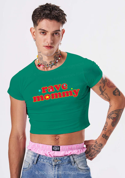 Rave Mommy Y2K Baby Tee Cherrykitten