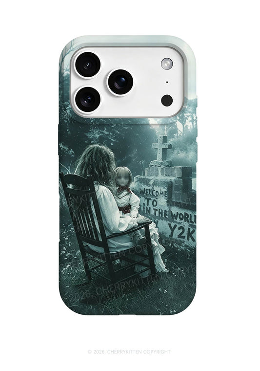 Halloween Graveyard Doll Y2K Phone Case Cherrykitten