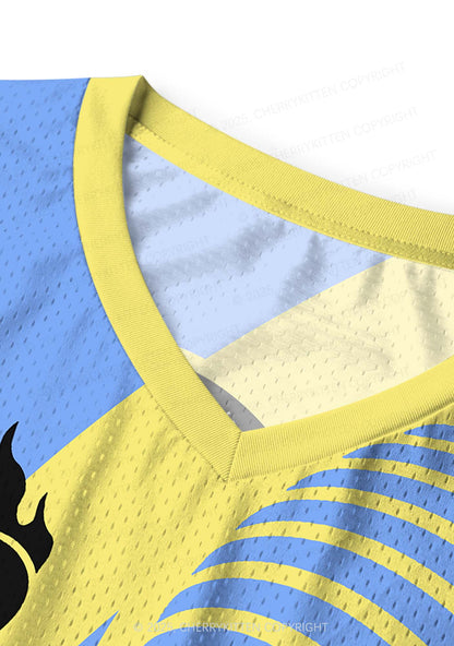 Custom Baddies Get Saddies Y2K Sport Jersey Tank Cherrykitten