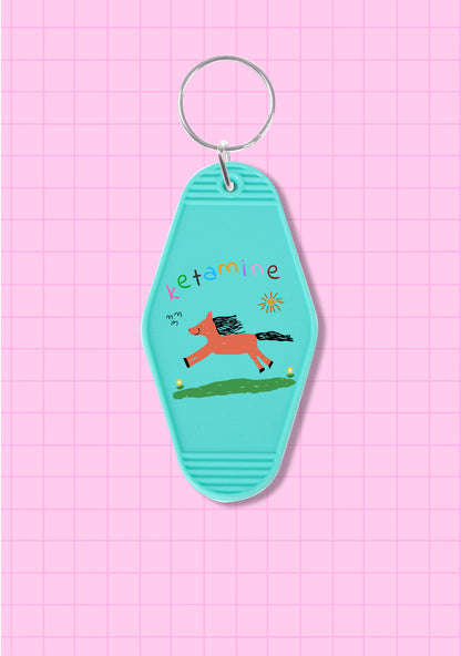 Orange Pony 1Pc Y2K Hotel Keychain Cherrykitten