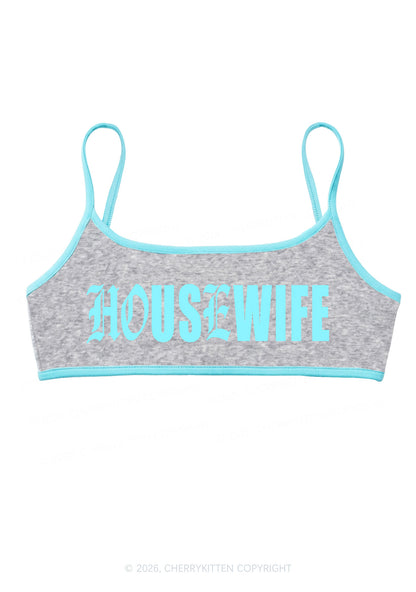 Gothic Housewife Y2K Super Crop Cami Cherrykitten