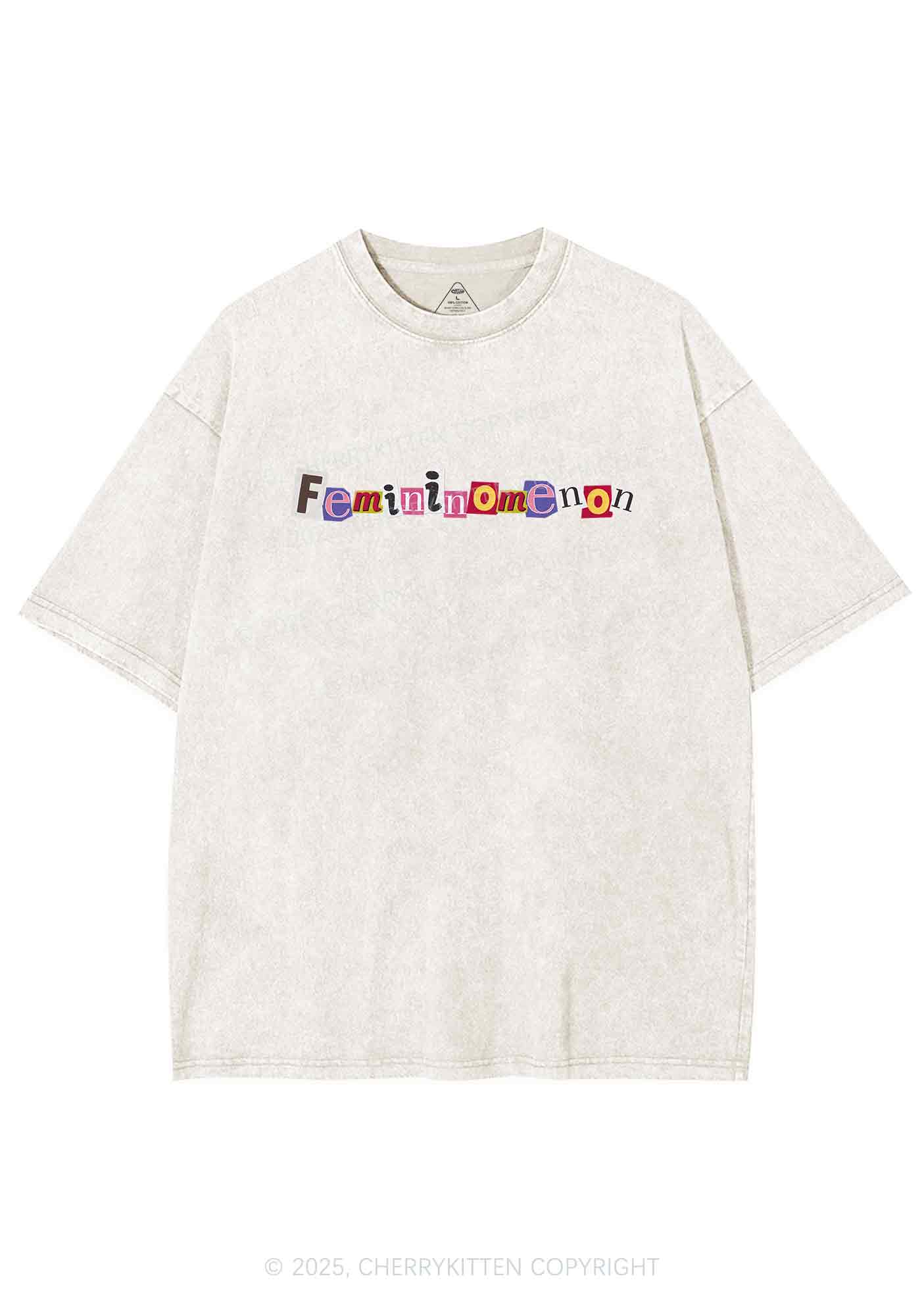 Femininomenon Y2K Washed Tee Cherrykitten