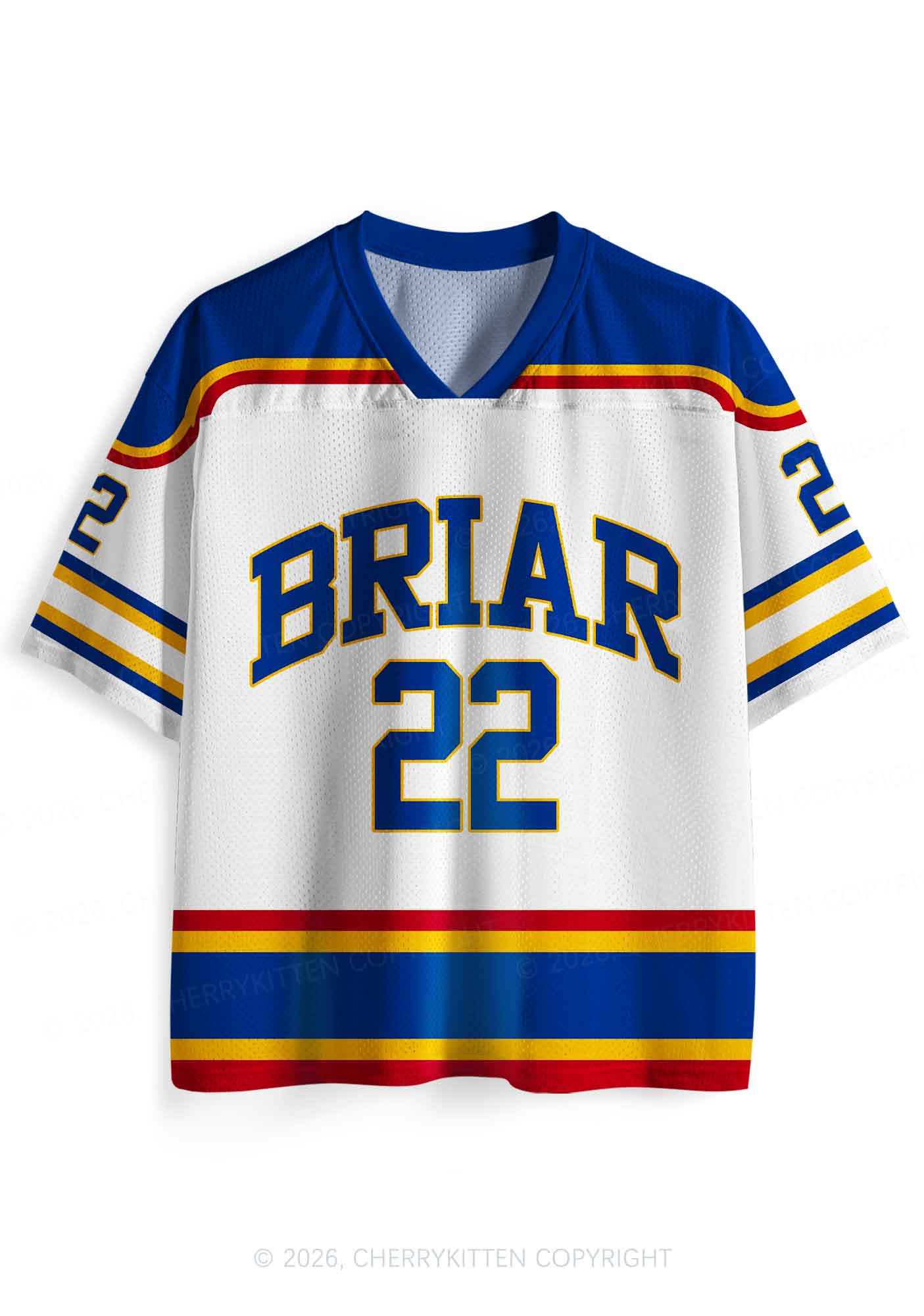 Retro White Hockey Team JL Y2K Sport Jersey Shirts Cherrykitten