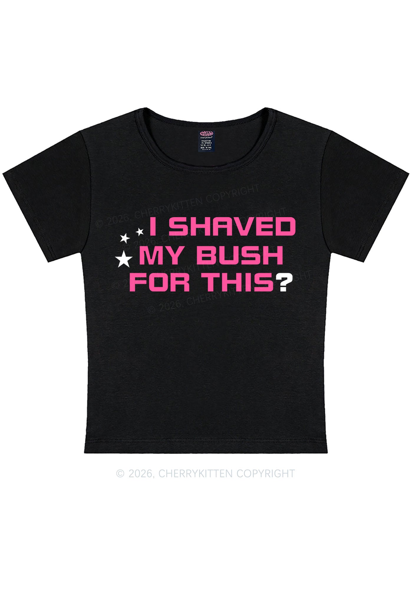 Shaved My Bush For This Y2K Baby Tee Cherrykitten