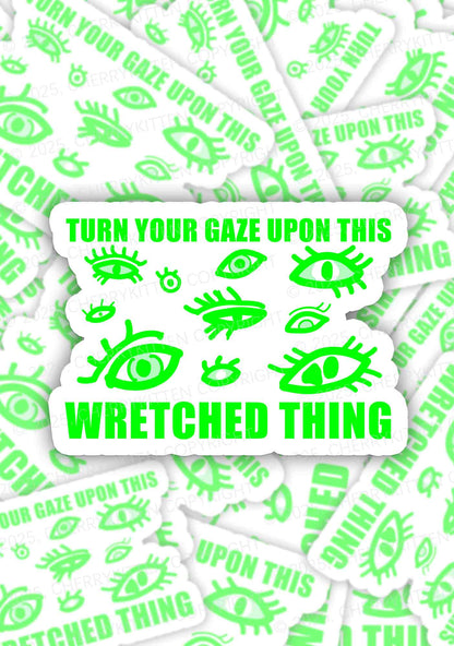 Turn Your Gaze Upon This 1Pc Y2K Sticker Cherrykitten