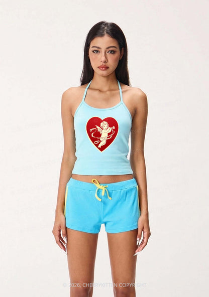 Trumpet Cupid Y2K Halter Neck Cami Cherrykitten