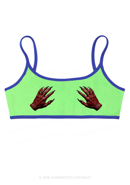 Satan Hands Y2K Super Crop Cami Cherrykitten