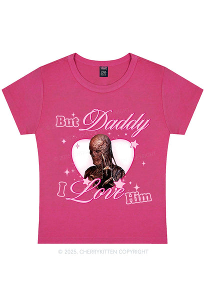 Daddy I Love VN Y2K Baby Tee Cherrykitten